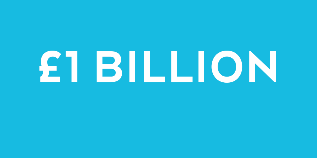 1 Billion. One billion.