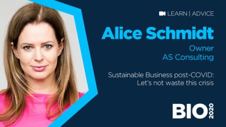 Sustainable Business post-COVID: Let’s not waste this crisis with Alice Schmidt of AS Consulting