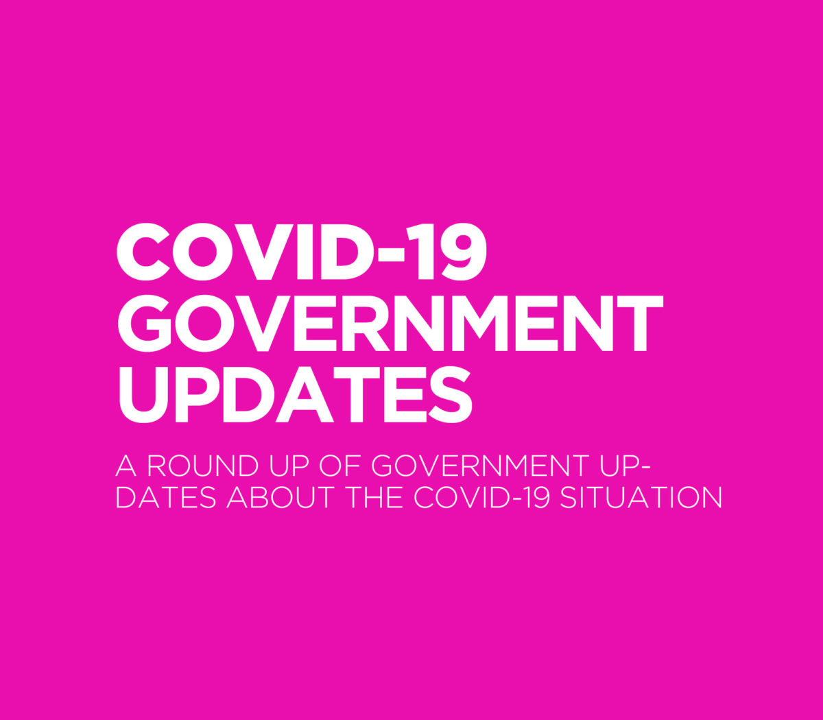 COVID-19 Government Updates