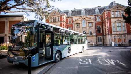 Euro 6: One of the new ultra-low emission buses introduced for our Science Transit Shuttle contract with the University of Oxford.