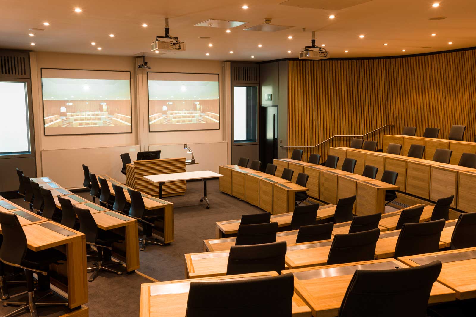 The Harvard Lecture Theatre at Saïd Business School