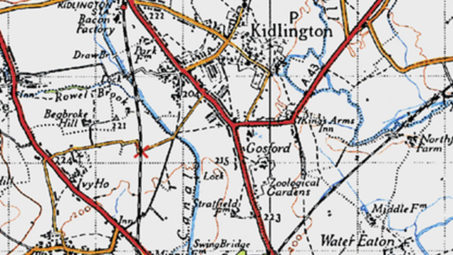 Kidlington area map