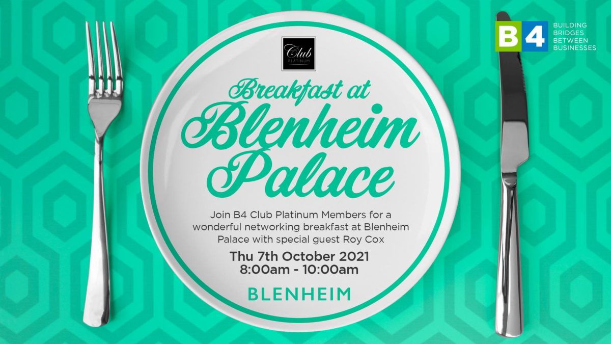 Breakfast at Blenheim Palace Event