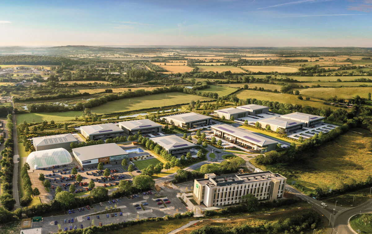 Catalyst Bicester – aerial CGI