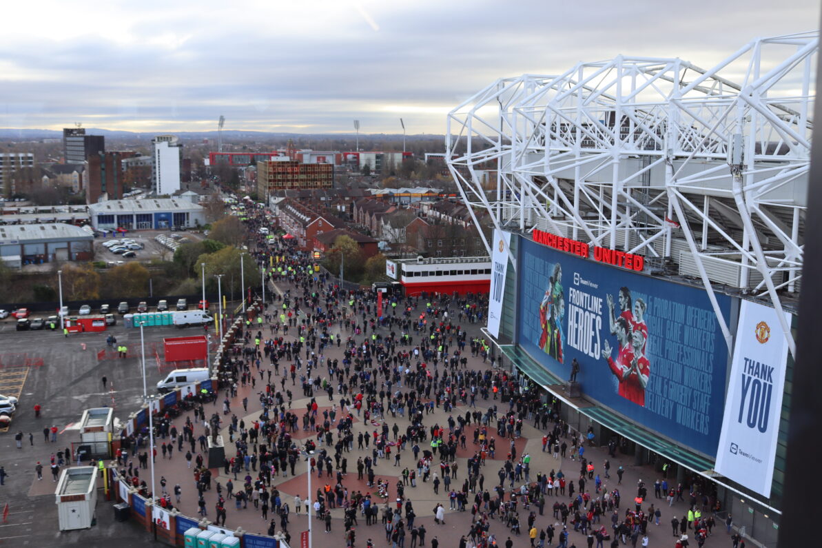 Overlooking Old Trafford